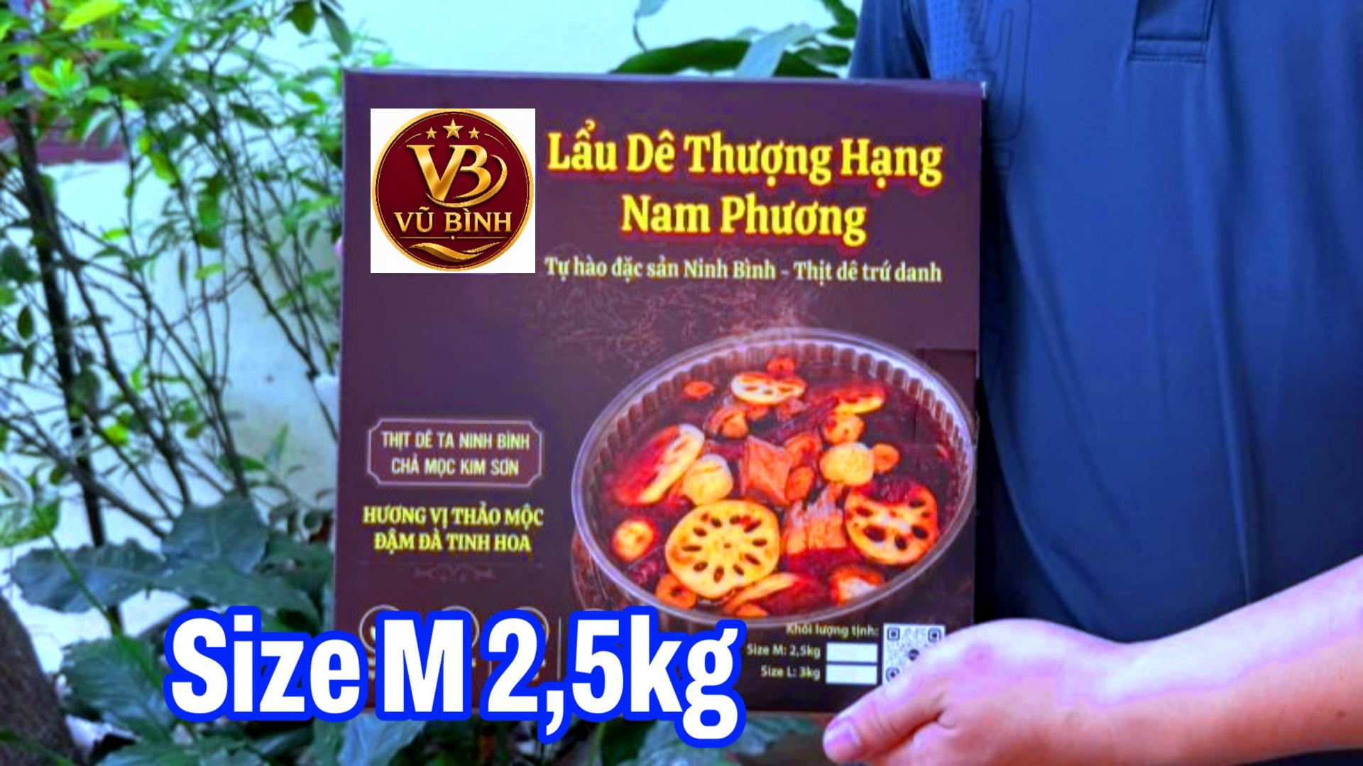 LẨU DÊ THƯỢNG HẠNG SizeM 2,5kg ( 3-4 người ăn )